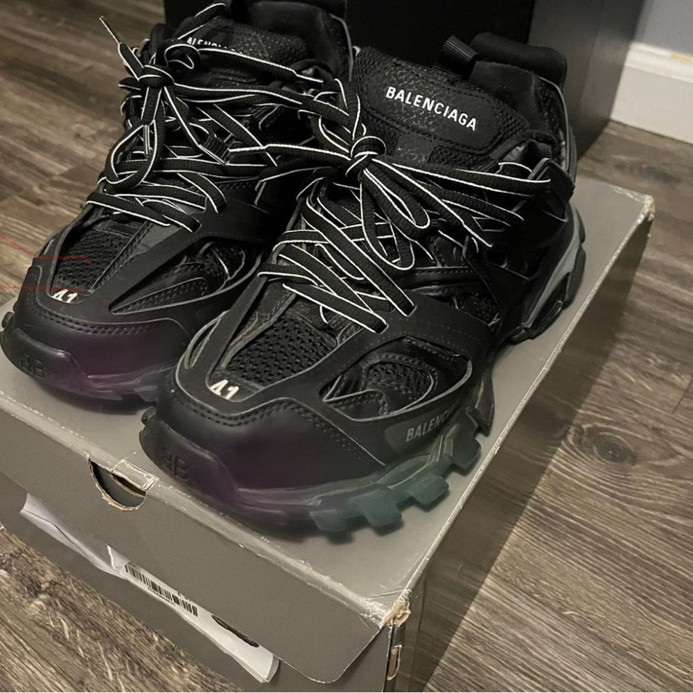 Balenciaga Black and Gray Sneakers